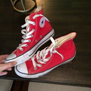 Converse High-Top Red Sneaker